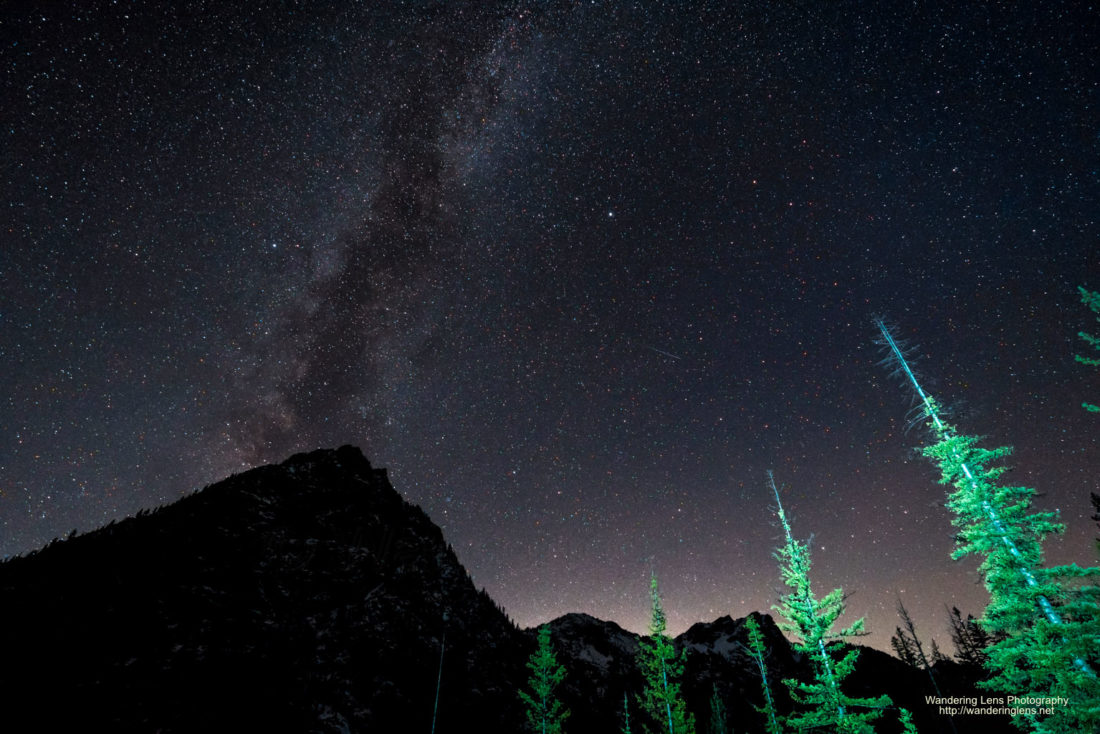 Esmeralda Peak under the Milky Way